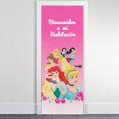 Ploteo de puerta Princesas - comprar online