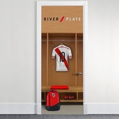 Vinilo decorativo de Puertas River Plate