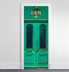 Ploteo de puerta Verde - comprar online