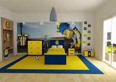 Vinilo decorativo de Puertas Rosario Central - tienda online