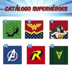 Cuadritos Superheroes, Mujer Maravilla - Mikiu Design