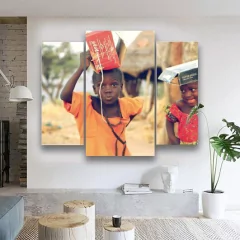 Cuadro Tríptico Irregular Deco foto#100