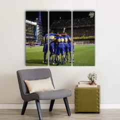 Cuadro Tríptico Boca Junior - comprar online