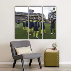 Cuadro Tríptico Boca Junior