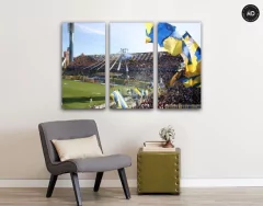 Cuadro Triptico de Rosario Central - Mikiu Design