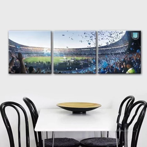 Cuadros Tripticos Regular Racing Campeón Partido Final 7-4-2019