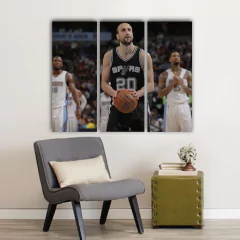 Cuadros Trípticos Manu Ginobili - tienda online