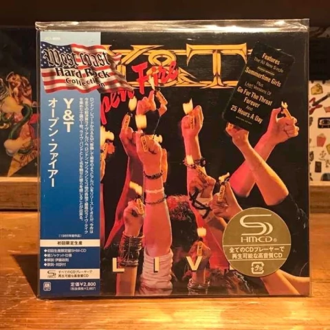 Y & T OPEN FIRE MINI LP SLEEVE Cd