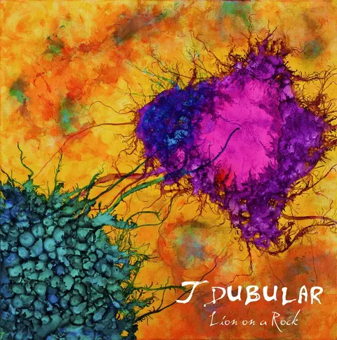 J DUBULAR LION ON A ROAD VINILO - comprar online