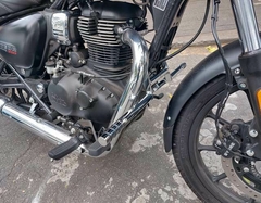 Protetor De Motor Tubular Reto Cromado - comprar online