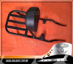 Encosto Traseiro Fixo Preto - comprar online