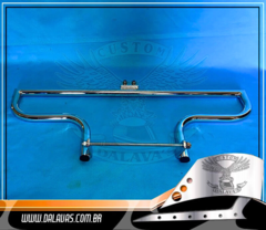 Protetor de Motor Tubular Mustache para Comando Avançado Cromado - comprar online