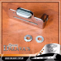 Suporte de Placa Lateral para Eixos de 3/4, 7/8 e 1" Cromado - comprar online
