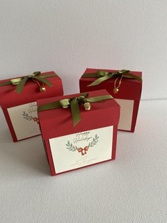 Caixa com 12 cartões personalizados + envelope + adesivo - Natal - comprar online
