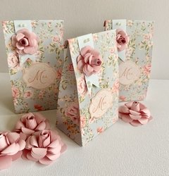 Saquinhos com flor personalizados (20 unidades) - comprar online