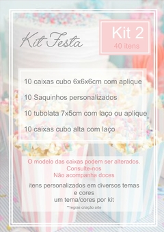 Kit Festa - opção 2- 40 itens