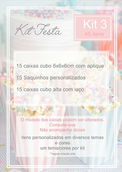 Kit Festa - opção 3 - 45 itens
