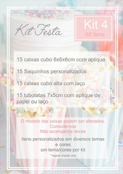 Kit Festa - opção 4 - 60 itens