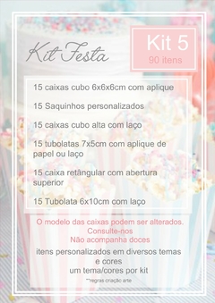 Kit Festa - opção 5 - 90 itens