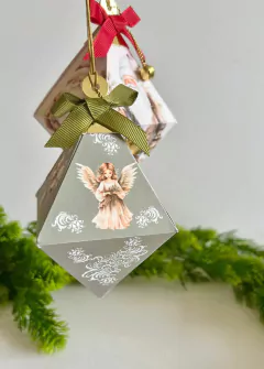 Caixa pingente personalizado Natal - anjo (5 unidades) na internet