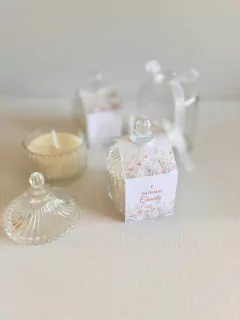 Potiche com vela perfumada personalizada - comprar online