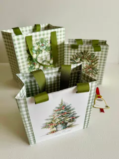 Sacola Natal -arvore - 15x8x15cm na internet