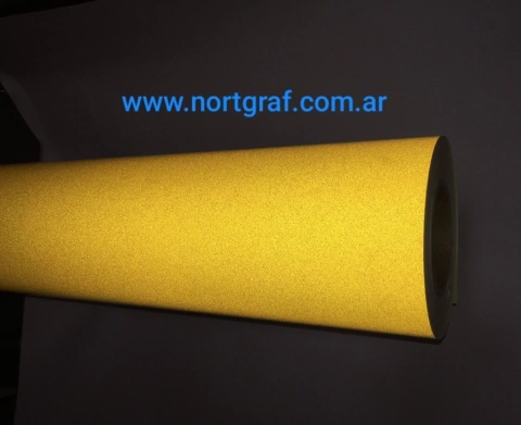 Vinilo Reflectivo Amarillo ancho 62cm