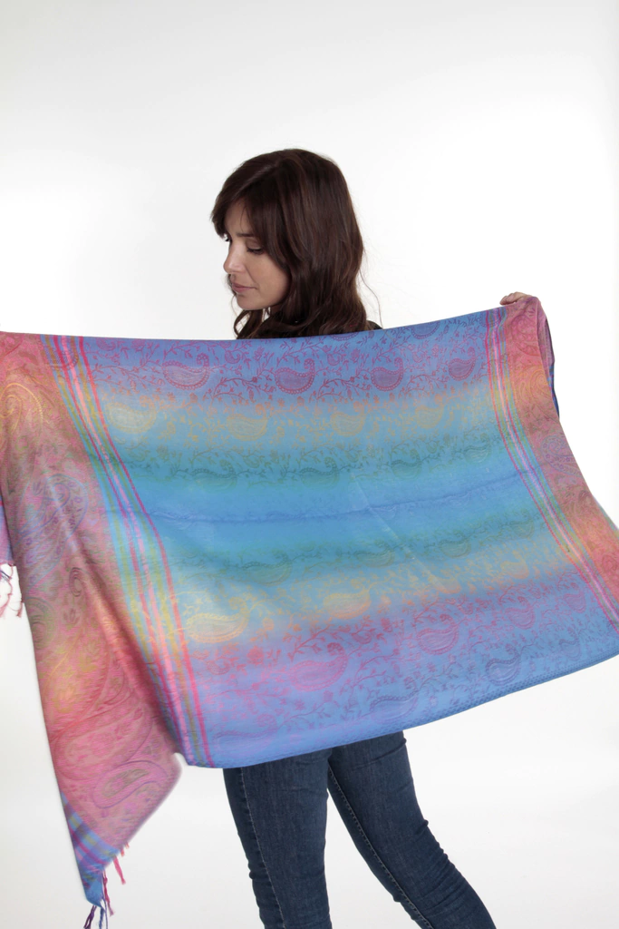 PASHMINA TORNASOLADA.