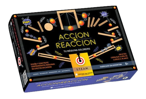 Juego Ciencia Accion Reaccion Maquina Golberg Efecto Cadena
