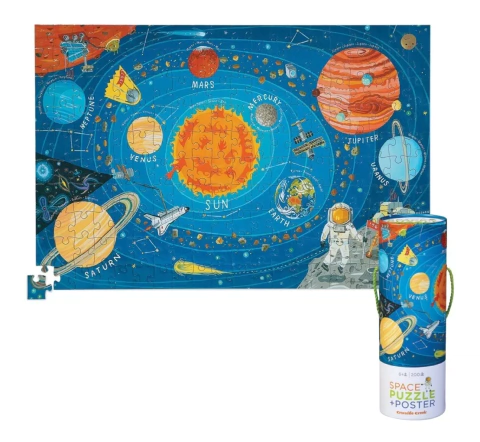 Rompecabezas Crocodile Creek Puzzle 200 Piezas Sistema Solar