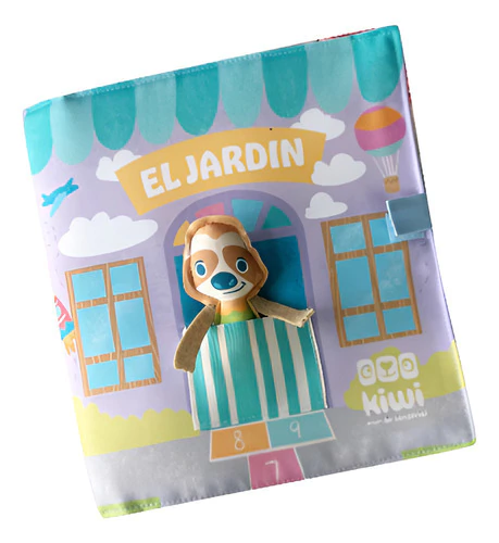 Juegos Libro Sensoriales De Escenas Mi Jardin + 3 Años