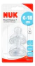 Nuk Tetinas First Choice Plus X2 Un +0m +6m Control De Flujo - El Carrito Juguetero