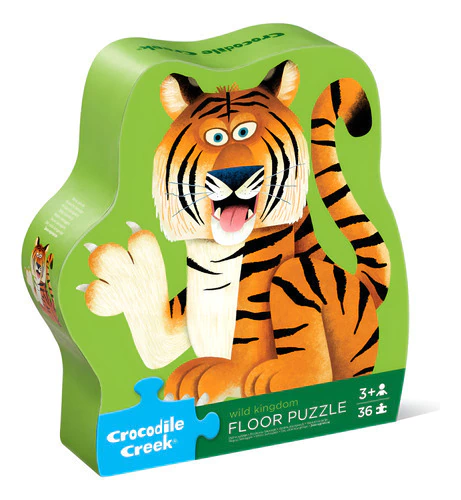 Rompecabezas Piso Animales Salvajes 36 Piezas Crocodil Creek