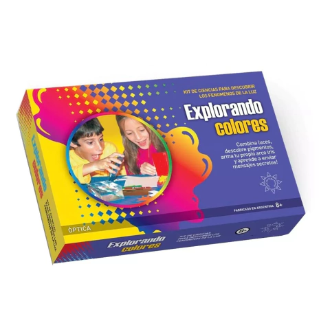 Explorando Colores Juego De Mesa Niños Kit De Ciencias