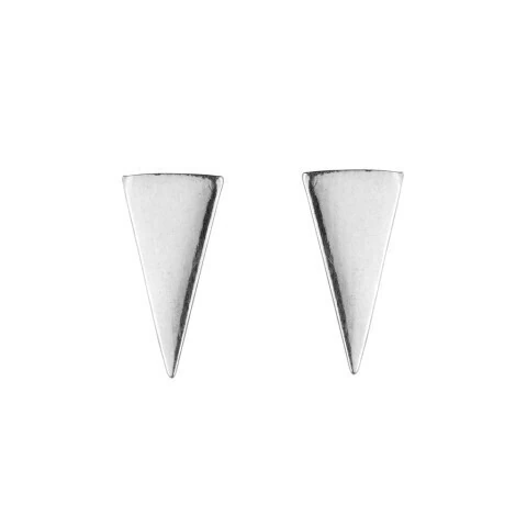 Brinco Triangulo Chapado - 5 mm X 10 mm
