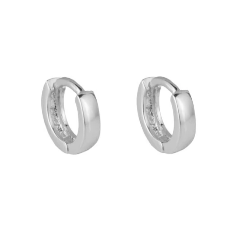 Brinco Argola Click Fio Reto M - 10 mm x 10 mm x 2 mm