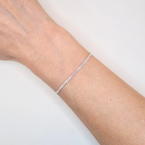 Pulseira Grumet 2 mm - Prata 925