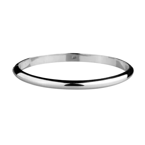 Pulseira Bracelete Fio Meia Cana Arredondado Fecho Click - 65 mm x 65 mm
