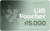 Gift Card $15.000