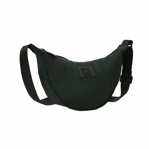 Bandolera negra Afrodita con diseño sencillo y correa ajustable