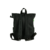 Mochila Arya negra con tirantes ajustables y bolsillos laterales.