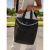 tote eco cuero negro