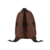 Mochila Luna Bomber en color marron con diseño acolchado y cinta para llevar sobre la valija