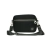 Bandolera Saori de neopreno en color negro con cierre frontal y correa ajustable.
