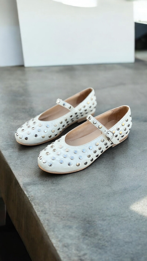flats charol marfil