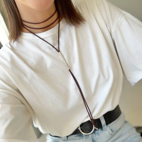 Collar Austin - Chocolate - comprar online