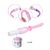 Plug Anal em Silicone Transparente Rosa com Vibro CH027 - comprar online