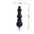 Plug Anal Com Vibro Beads 13,5X3,5 Cm Cor Preta H1 DOM033 na internet