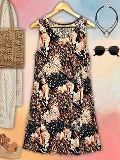 Vestido sin mangas estampado - Si Eleonora, Ropa por Mayor