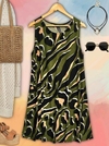 Vestido sin mangas estampado - comprar online